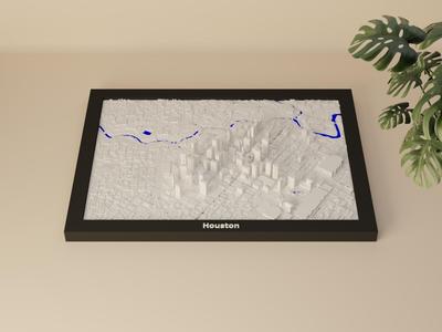 Houston - 3D Miniature