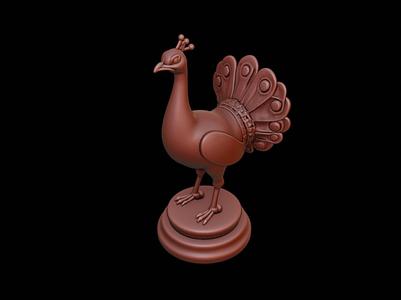 Peacock Animal Figure Printable
