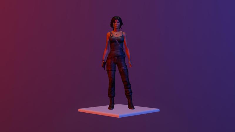 Lara Croft Figure - Dead by Daylight