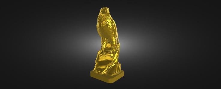 Figurine of a hawk
