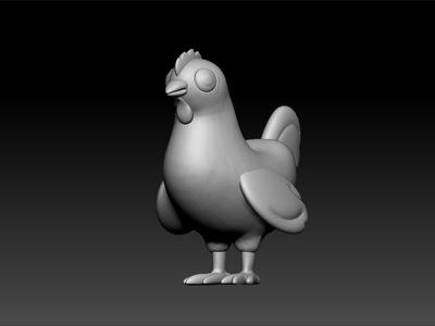 Hen -  bird - farm animal  - toon hen