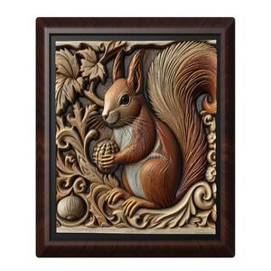 Squirrel animal wall art relief wall decor