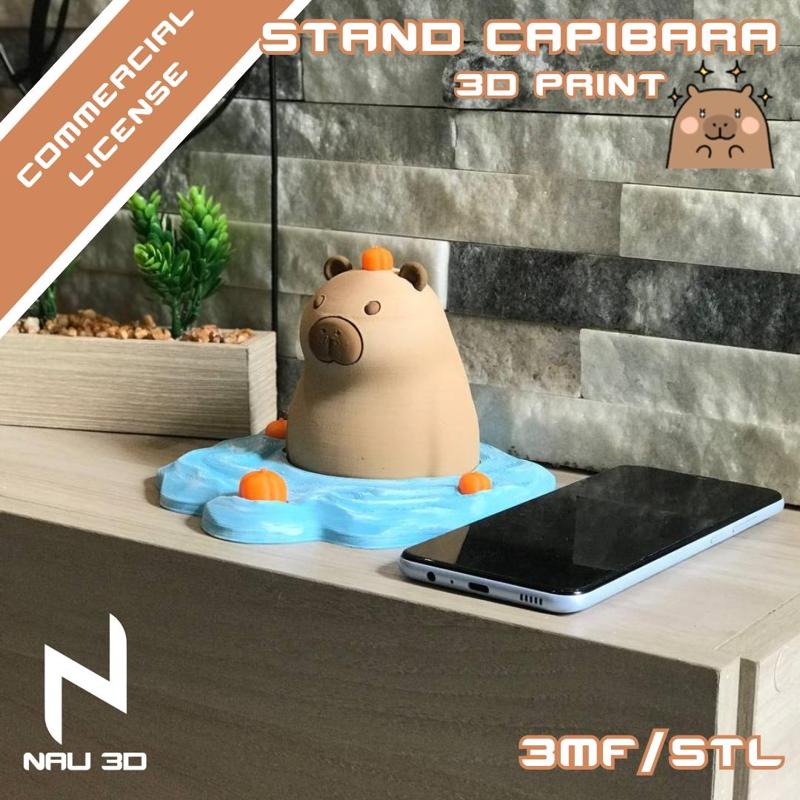 CAPYBARA PHONE STAND / COMMERCIAL LICENSE!