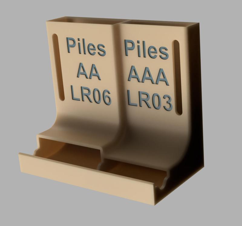 AA and AAA battery dispenser