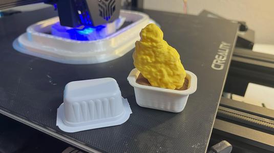 Chicken Nugget Stash Container