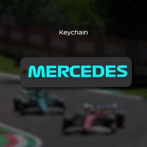 F1 Mercedes Keychain