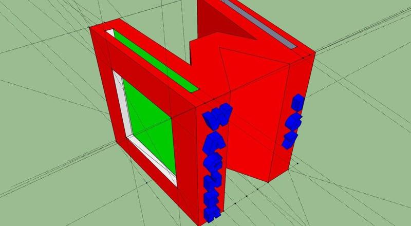 W Shaped Picture Frame