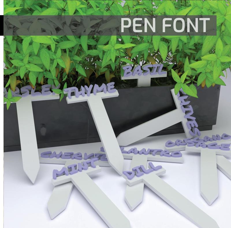 Herb Labels - Pen Font