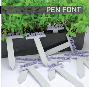 Herb Labels - Pen Font