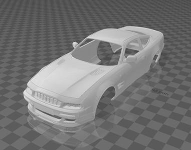 Aston Martin Vantage V600 Shell Body – Divided Parts for Easy Printing