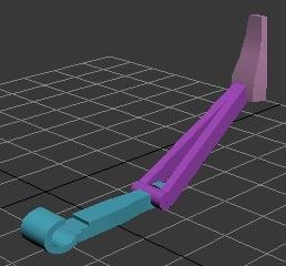 Claw for portal gun
