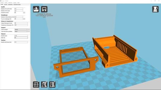 Raspberry pi 3 boitier + écran 4 pouces