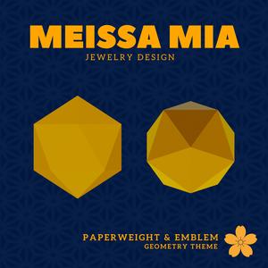 Twenty Faces of Balance – 3D Print File for Icosahedron Paperweight - Icosahedron Platonic solid - Icosahedron Paperweight  - Water Home Decoration