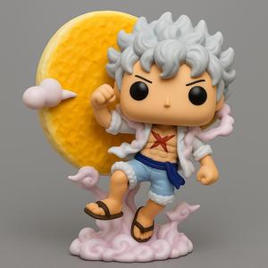 🏴‍☠️ Monkey D. Luffy Gear 5 | One Piece | Chibi-Style | 3D Print Model 🏴‍☠️