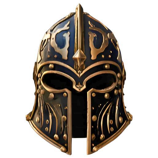 Ornate Medieval Warrior Helmet