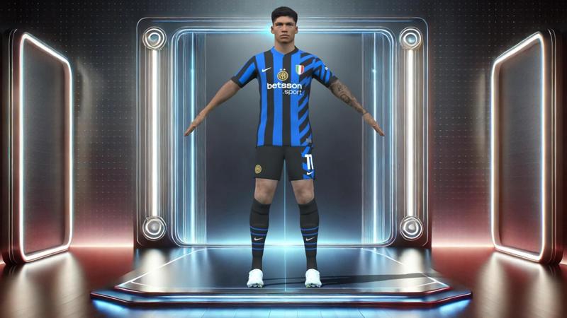 3D Rigged Joaquin Correa Inter Milan 2025