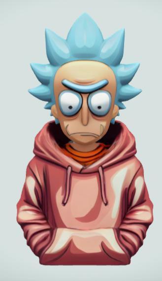 Figure of Rick in Sweatshirt - Decoration, Painting and Collection