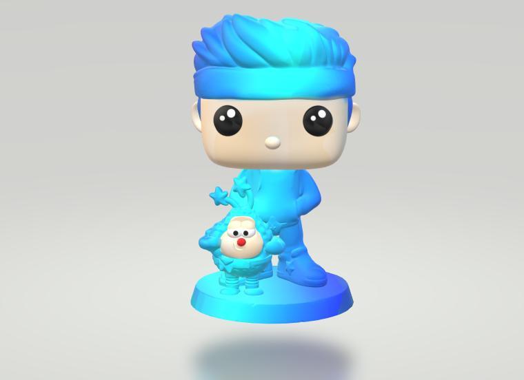 Buddy Blue Bleuet Rainbow Brite and Hammy