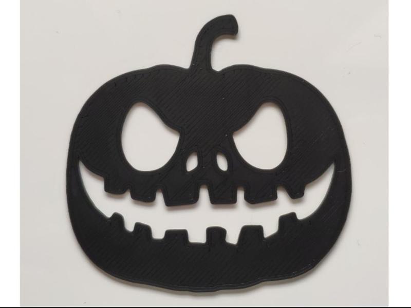 Halloween decoration - pumpkin sticker