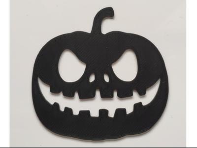 Halloween decoration - pumpkin sticker