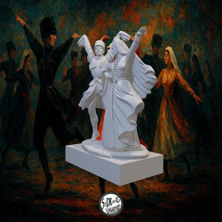 Caucasian Dance Elevation – SoliDRawinGs SG065