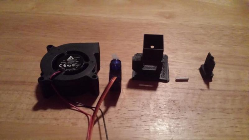 Blower Servo for Smoker setup for Heatermeter