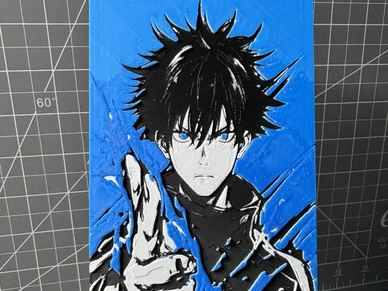 Hueforge Megumi Fushiguro from Jujutsu Kaisen