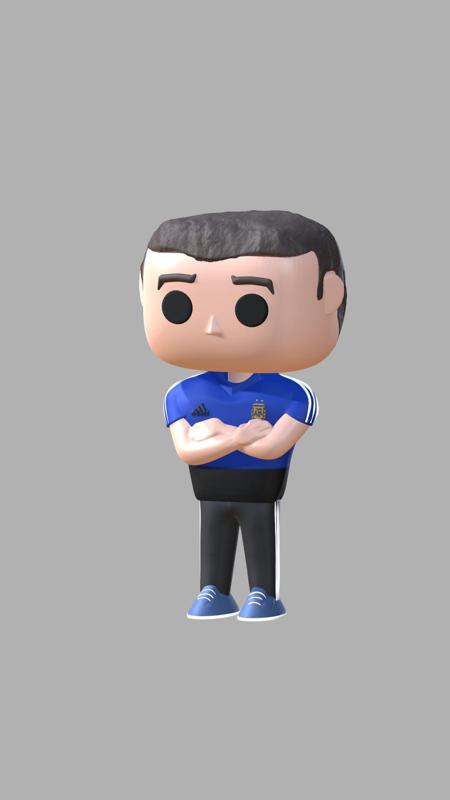FUNKO SCALONI/DT ARGENTINA NATIONAL TEAM SOCCER TEAM