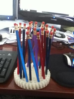 Overkill Pencil Holder