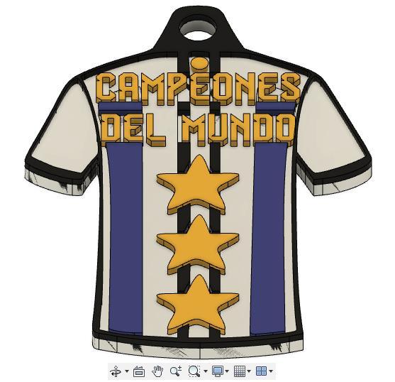 ARGENTINA CAMPEONES DEL MUNDO MESSI KEYCHAINS