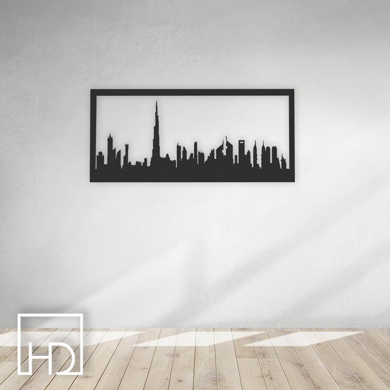 Dubai City wall decoration by: HomeDetail