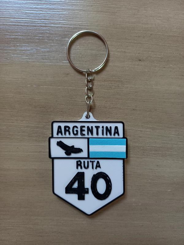 Key ring Ruta 40