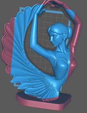 ballerina sculpture stl