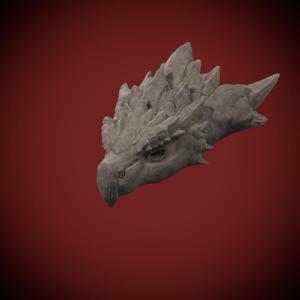 Monster Hunter - Rathalos skull