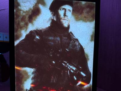 Jason Statham Lithophane