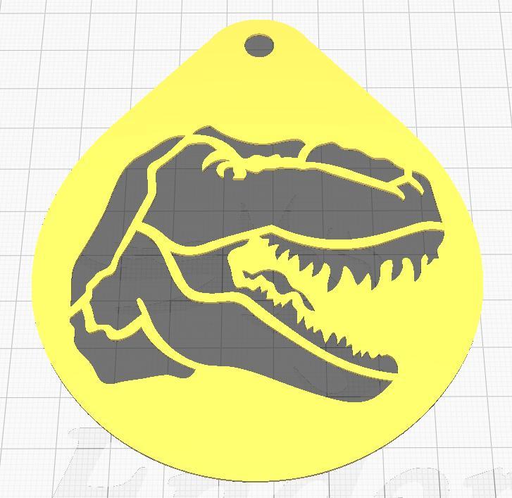 STENCIL T-REX 1