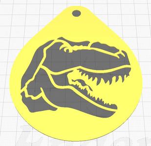 STENCIL T-REX 1