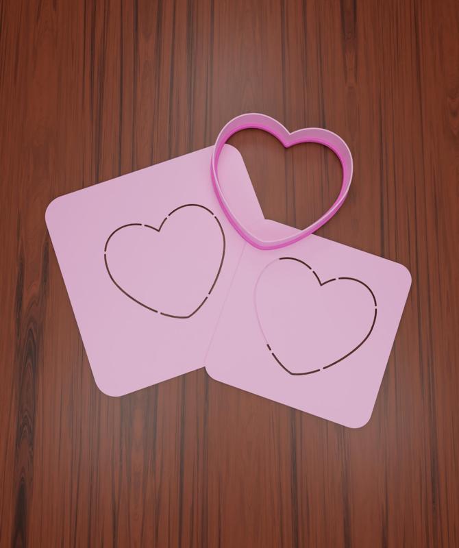 Stencil Valentine's Day #35 "Heart".