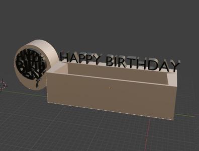 Birthday decoration set, wall decoration, box, celebration tool, stamp, pack