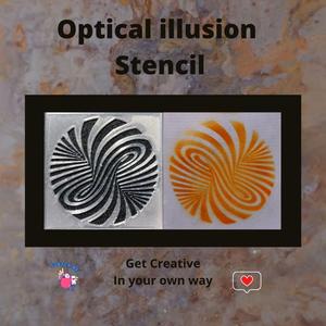 Optical illusion   Stencil