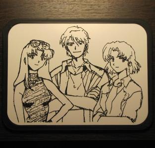NEON GENESIS EVANGELION STENCIL