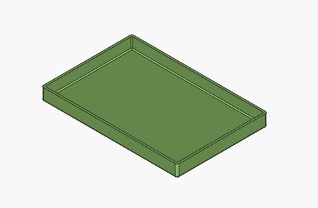 Drainage Plate for 6-Cell Seed Starting Trays (3.5" x 5.25")