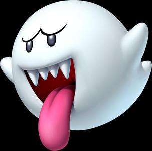 Boo from Mario bros.