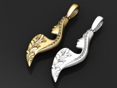 Hook Style Pendant Set   3D printable model