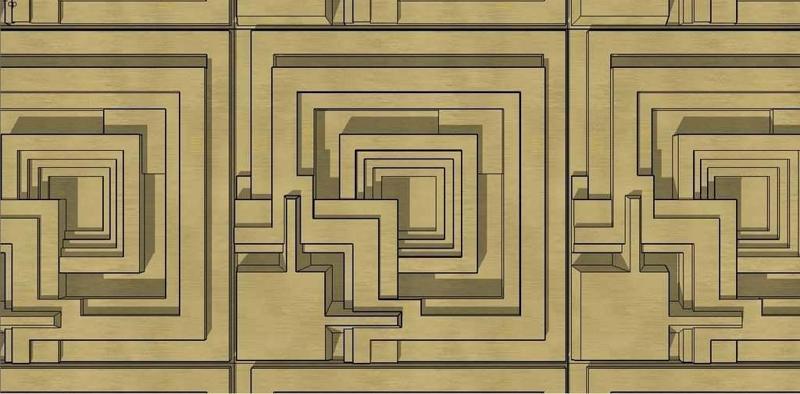 Frank Lloyd Wright "Blade Runner" Ennis House Tile