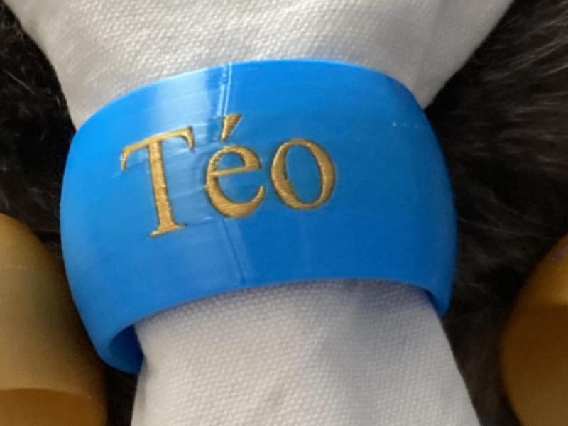 napkin ring customizable name