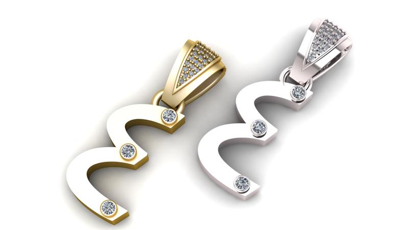 modern pendant,3d printable model