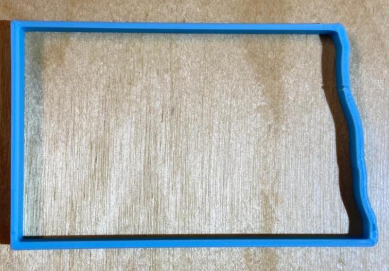 North Dakota state outline