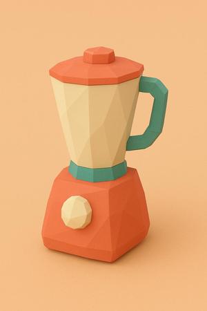 Low poly toy blender