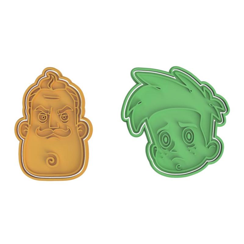 Hello Neighbour Characters Cookie Cutter